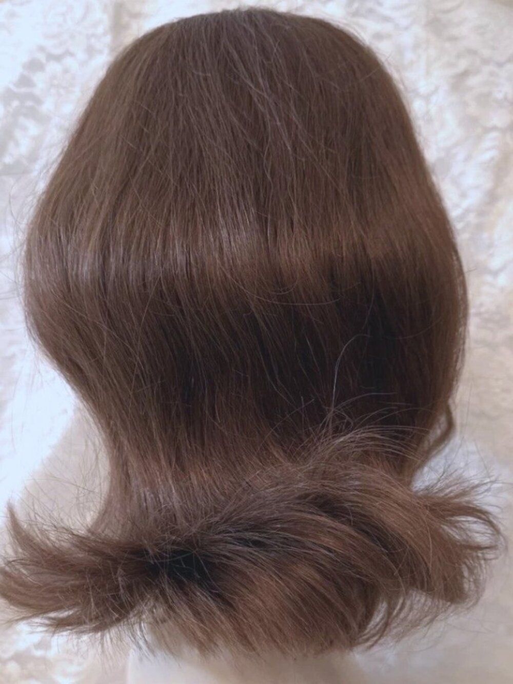 Vintage 100% Human Hair Fall from 1970's -#31 brown NEW with tags